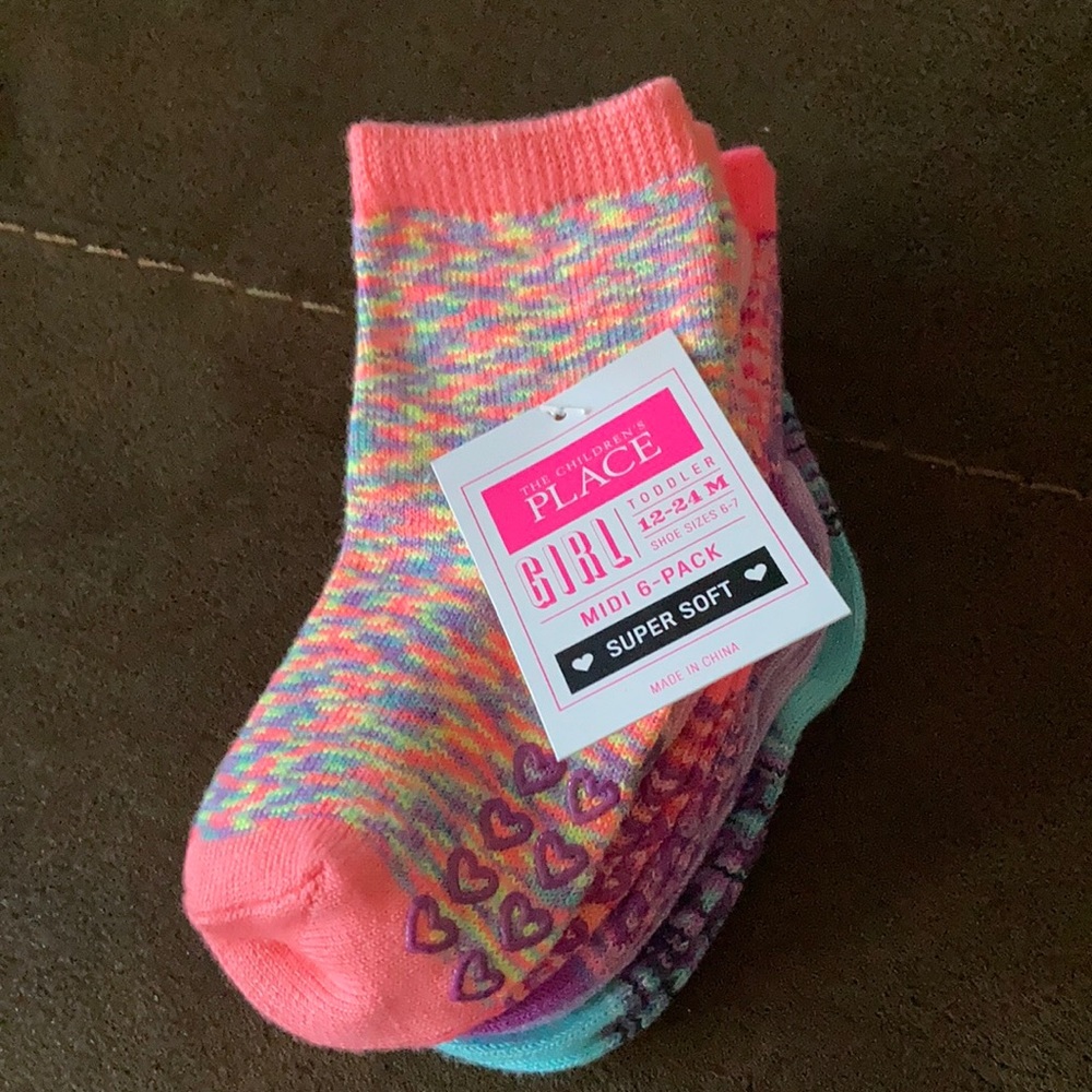 The children place socks 12-24 months toddler